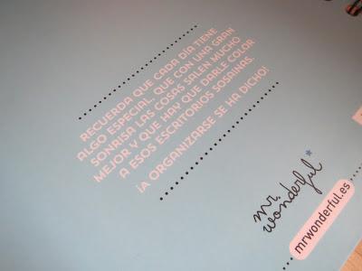 Agenda de Mr.Wonderful 2013/2014