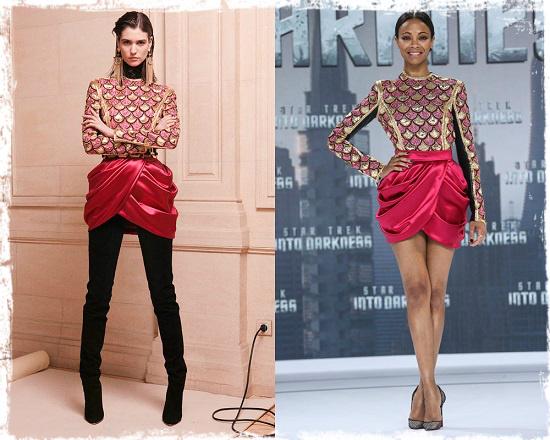 ¿Quién hace el look más hot? ¿La modelo o celebridad?