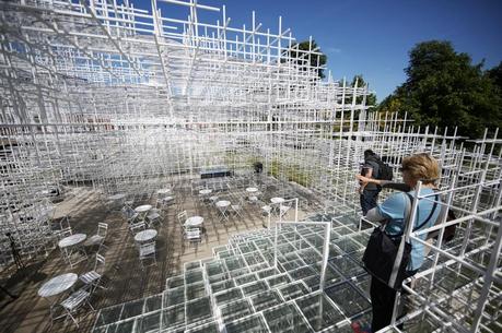 03 interior Serpentine Gallery 2013, diseño en exterior