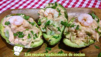 aguacates rellenos