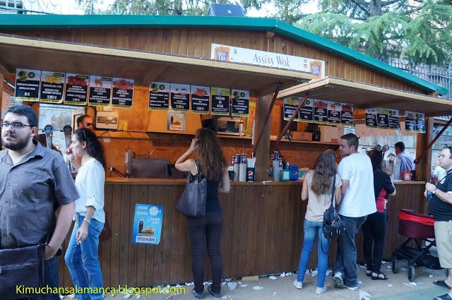 Casetas y Concierto Corizonas/Bye Bye Lullaby　サラマンカ祭り　屋台＆コンサート編