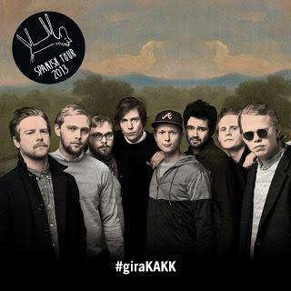 Kakkmaddafakka y sus 9 conciertos españoles de noviembre