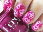 Uñas decoradas flores elegantes para Concurso Nataliciosa.com