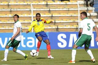 BOLIVIA Y ECUADOR REPARTEN PUNTOS