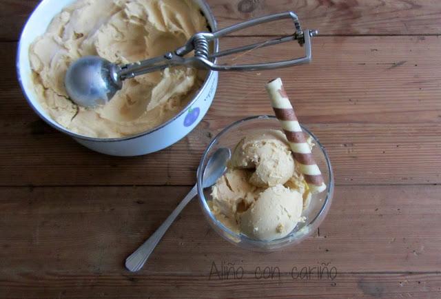 HELADO DE MANTEQUILLA DE CACAHUETE
