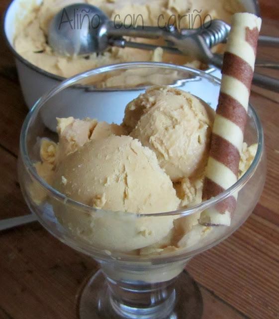 HELADO DE MANTEQUILLA DE CACAHUETE