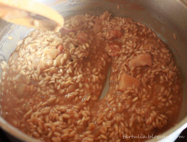 Risotto de pescado y marisco