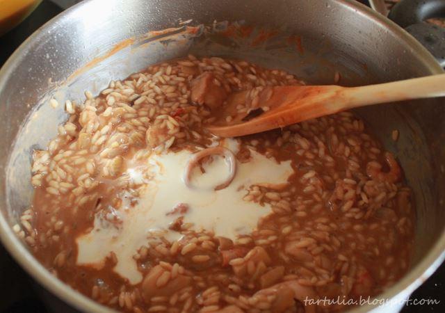 Risotto de pescado y marisco