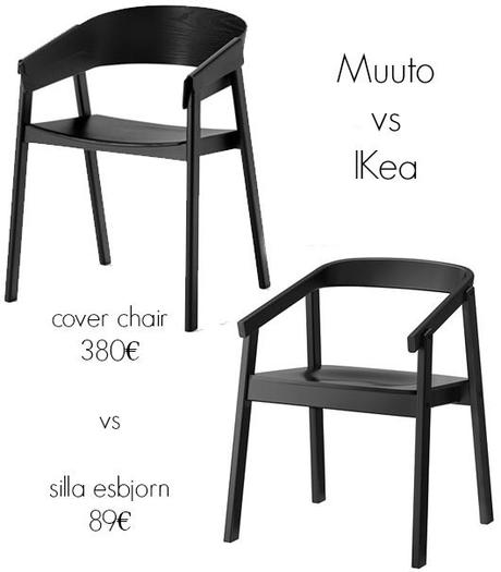 Parecidos Razonables: Silla esbjorn Ikea Vs Cover chair de Muuto