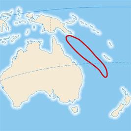 Situación de la Gran Barrera de Coral de Australia.