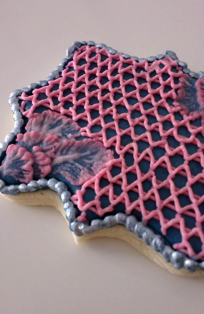 ♥ Galletas decoradas siguiendo un tutorial de SweetAmbs