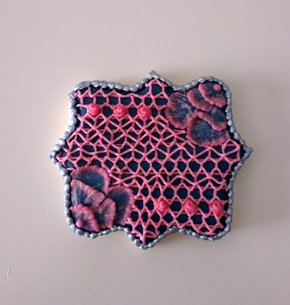 ♥ Galletas decoradas siguiendo un tutorial de SweetAmbs