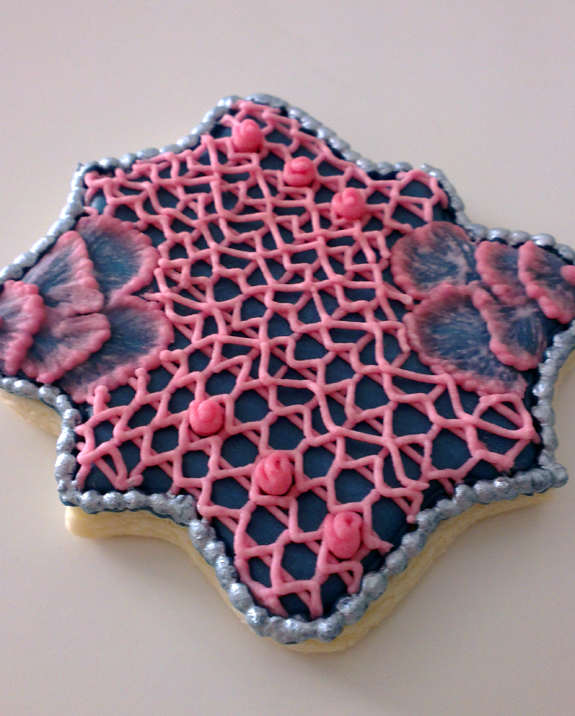 ♥ Galletas decoradas siguiendo un tutorial de SweetAmbs