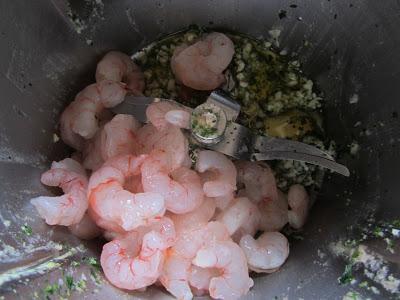 Hamburguesas de salmón amariscadas