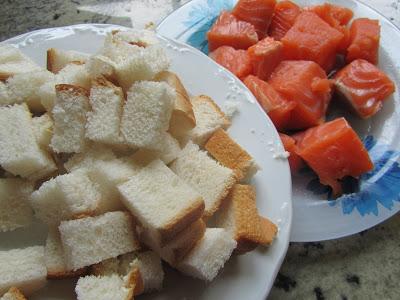 Hamburguesas de salmón amariscadas