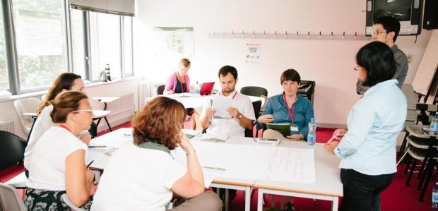 Sesión de trabajo en uno de los grupos - Foto: URBACT