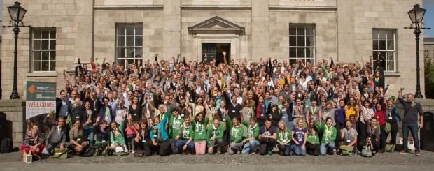 Asistentes y organizadores en el Trinity College de Dublín - Foto: URBACT