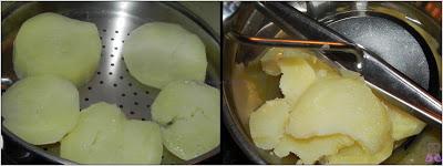 PIMIENTOS RELLENOS DE MORCILLA DE LEÓN CON PATATA Y VERDURAS