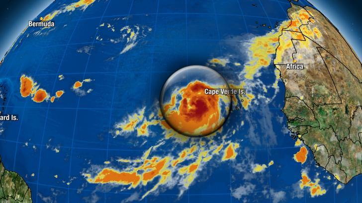 Ubicación Huracán Humberto