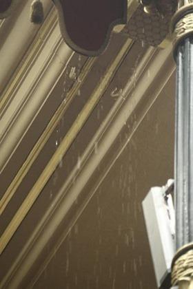 Congreso, llueve dentro