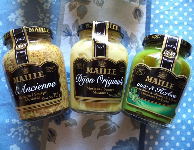 Maille, Tabasco y Kikkoman