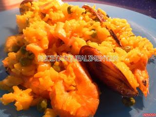 ARROZ CON MEJILLONES Y LANGOSTINOS