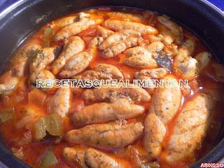 HUEVAS DE MERLUZA EN CALDERETA