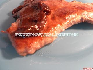 ENTRECOT CON SALSA DE CIRUELAS