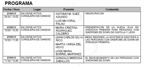 Presentación Guía Atención Primaria para personas síndrome Down Castilla León