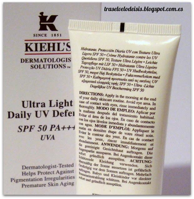 Ultra Light Daily UV Defense SPF50 de Kiehl's, Je t'aime!