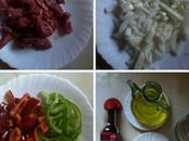 Cocina fácil sana: ternera pimientos salsa soja