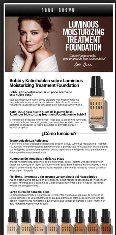Bobbi Brown Luminous Moisturizing Treatment Foundation PR_LuminousFoundation_Email_INTL FINAL
