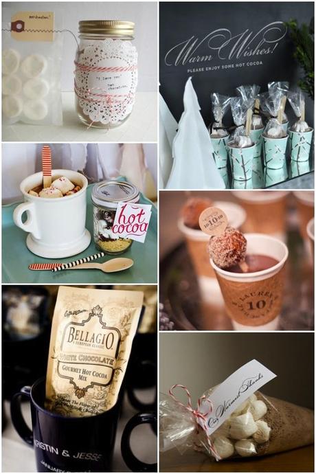 Hot cocoa favors Hot cocoa favors