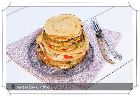 Tarta Salada de Creps