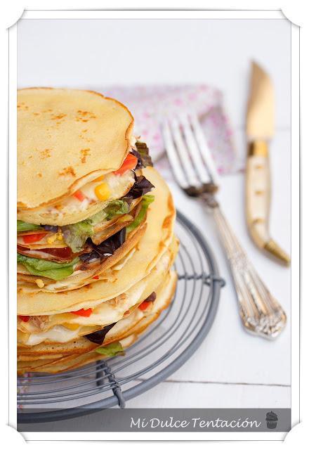 Tarta Salada de Creps