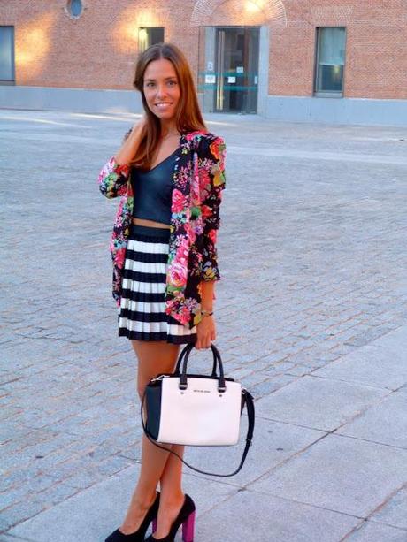 Flowers on stripes Flowers on stripes