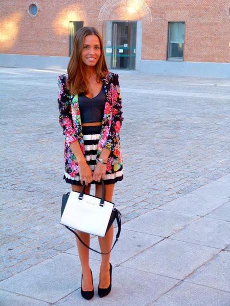 Flowers on stripes Flowers on stripes