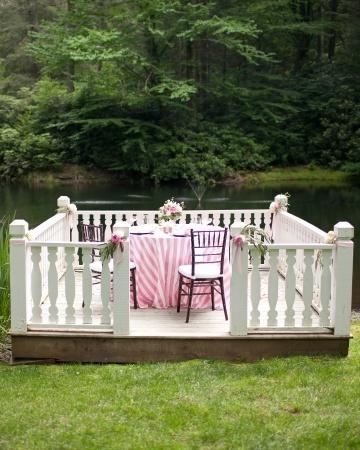 My Wedding Inspiration: mesas de banquete sólo para novios