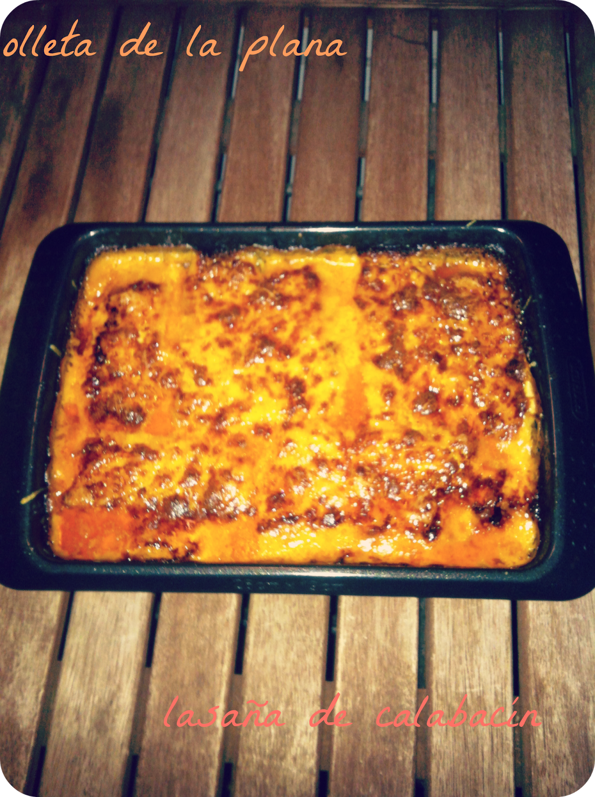 LASAÑA DE CALABACÍN CON SALSA GORGONZOLLA