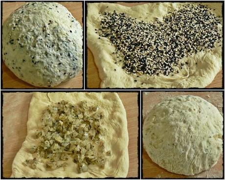 Pancitos saborizados (sésamo, queso, cebolla y amapola)