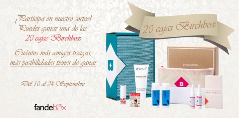 Sorteo en facebook: Birchbox New Season Septiembre 2013