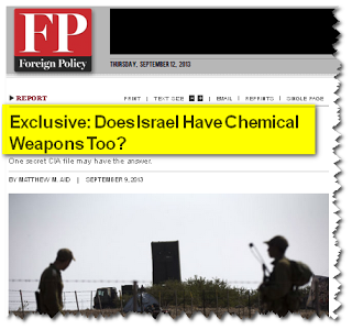 Israel desarrolló armas químicas, revela informe secreto de la CIA