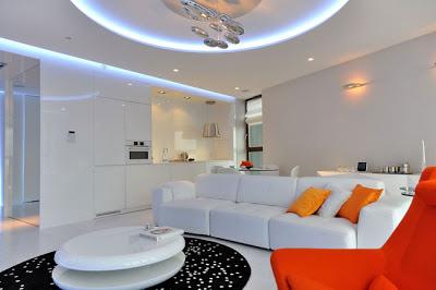 Apartamento Minimalista con Efectos de Luz