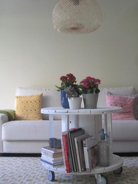 Mesas hechas con bobinas de cables para comprar