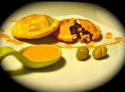 Empanadillas morcilla pera