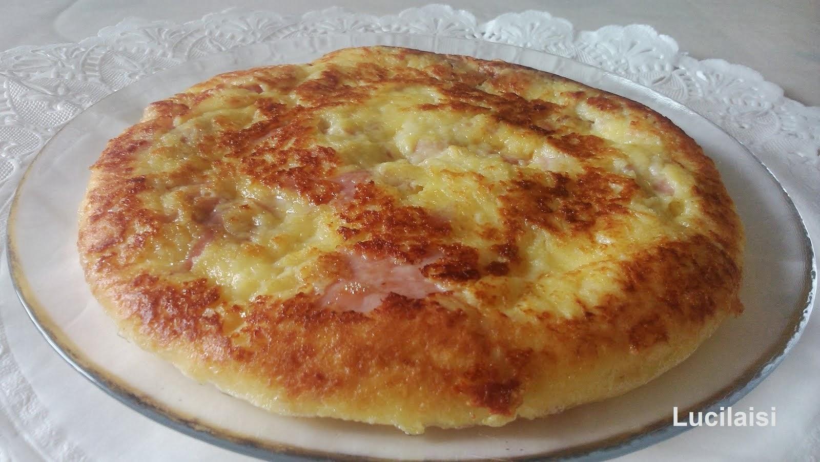 Tortilla de jamón york y queso