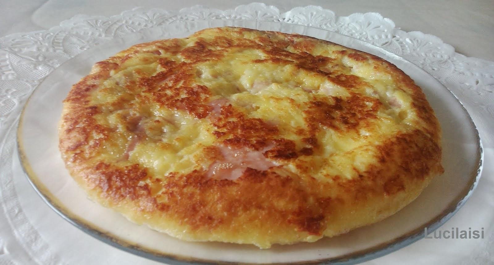 Tortilla de jamón york y queso