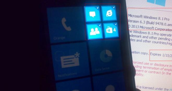 Fotografía revela la existencia de un centro de notificaciones en Windows Phone