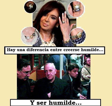 Cristina Kirchner y El Papa Francisco