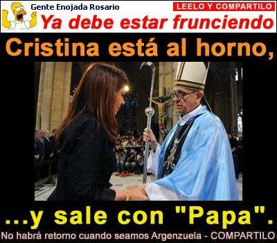 Cristina Kirchner y El Papa Francisco